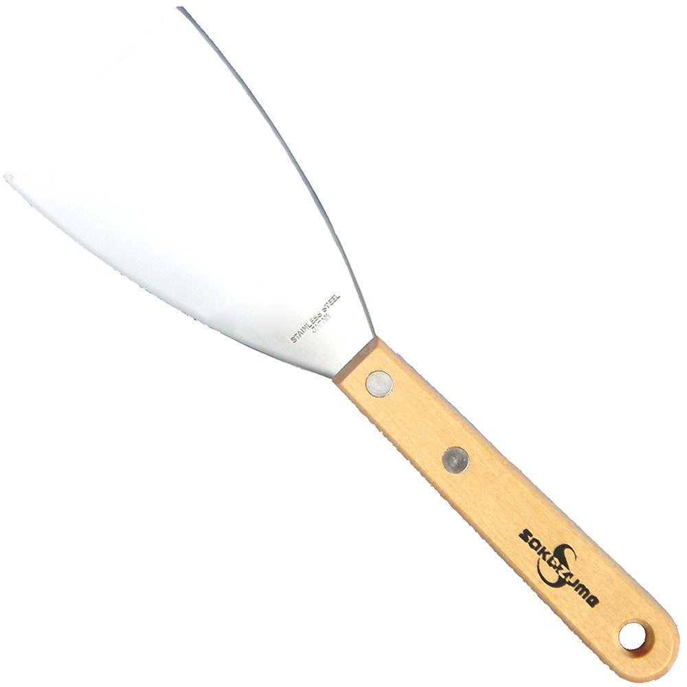 sakazume 長木 Pattern Gold Spatula 75 mm