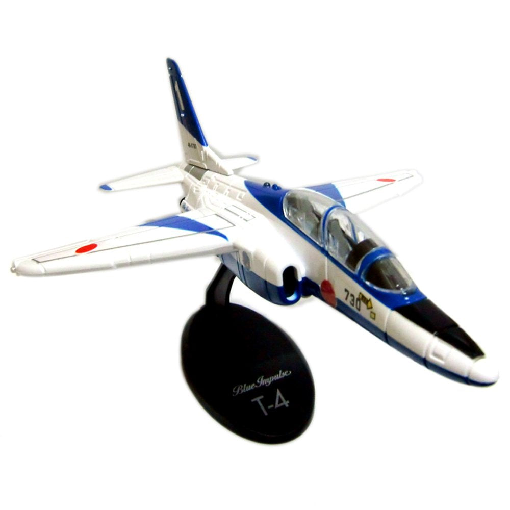 Real sound Blue Impulse T-4 Jet Air plane Figure Model JASDF