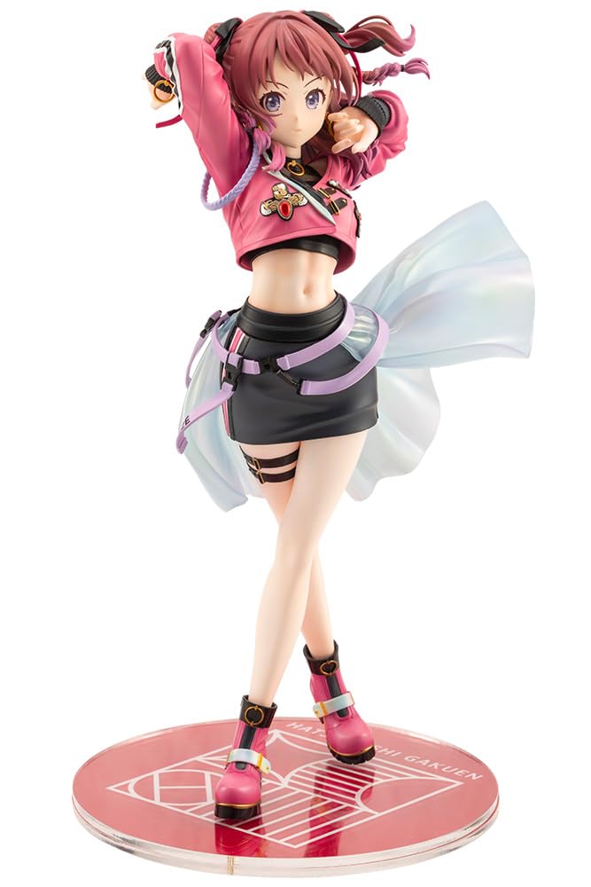 Kotobukiya Gakuen Idol Master Hanaumi Saki -Fighting My Way 1/7 Scale, Approx. 9.4 inches (240 mm), PVC Pre-painted Complete Figure