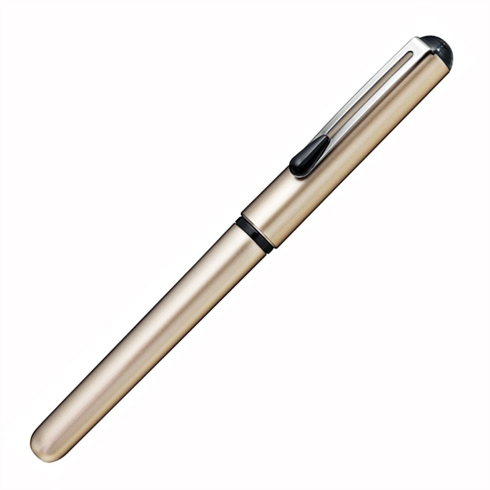 Pentel Portable Fude Brush Pen, Kirari, Gold Body (XGFKPX-A)