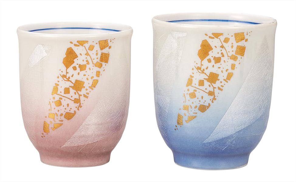 九谷焼いわたや(Kutaniyakiiwataya) Kutani Iwataya K9-795 Teacup/Silver Gold Flyer