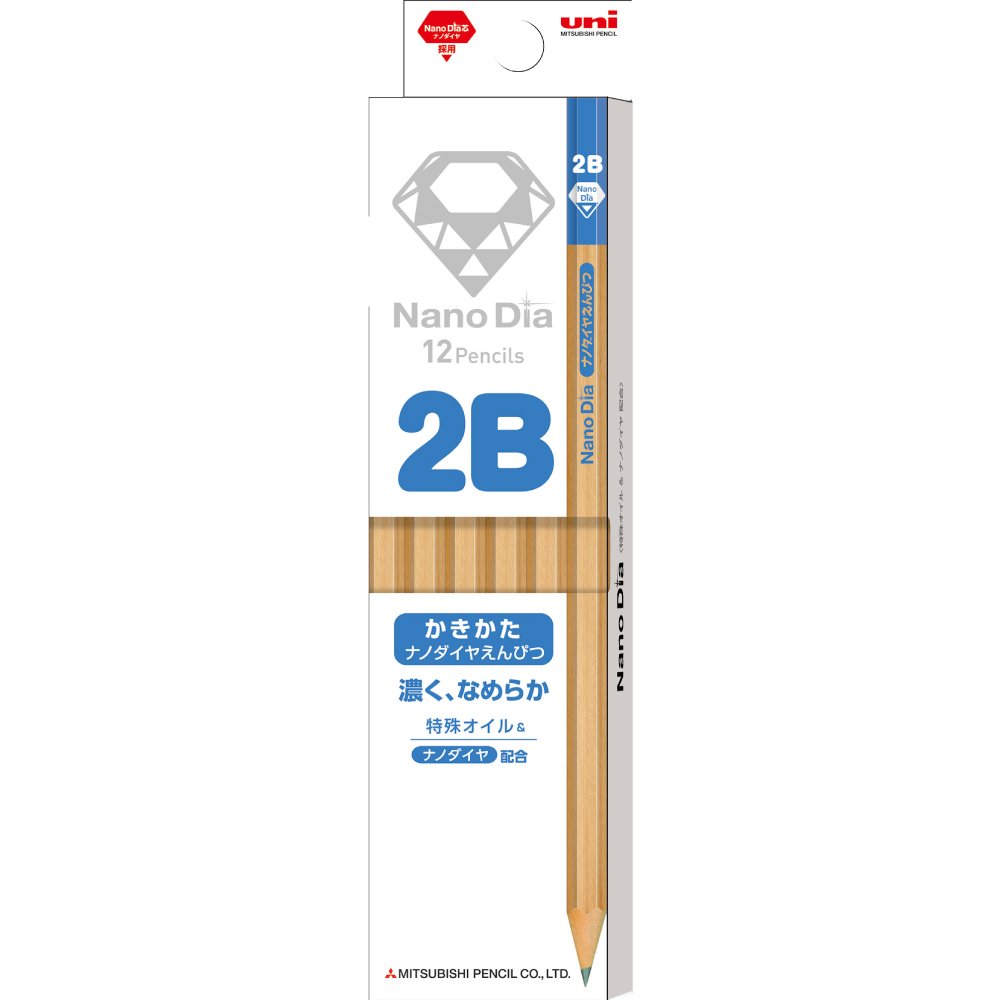 Mitsubishi Pencil Pencil Nanodaiya Tree Axis K69062b 2b Blue