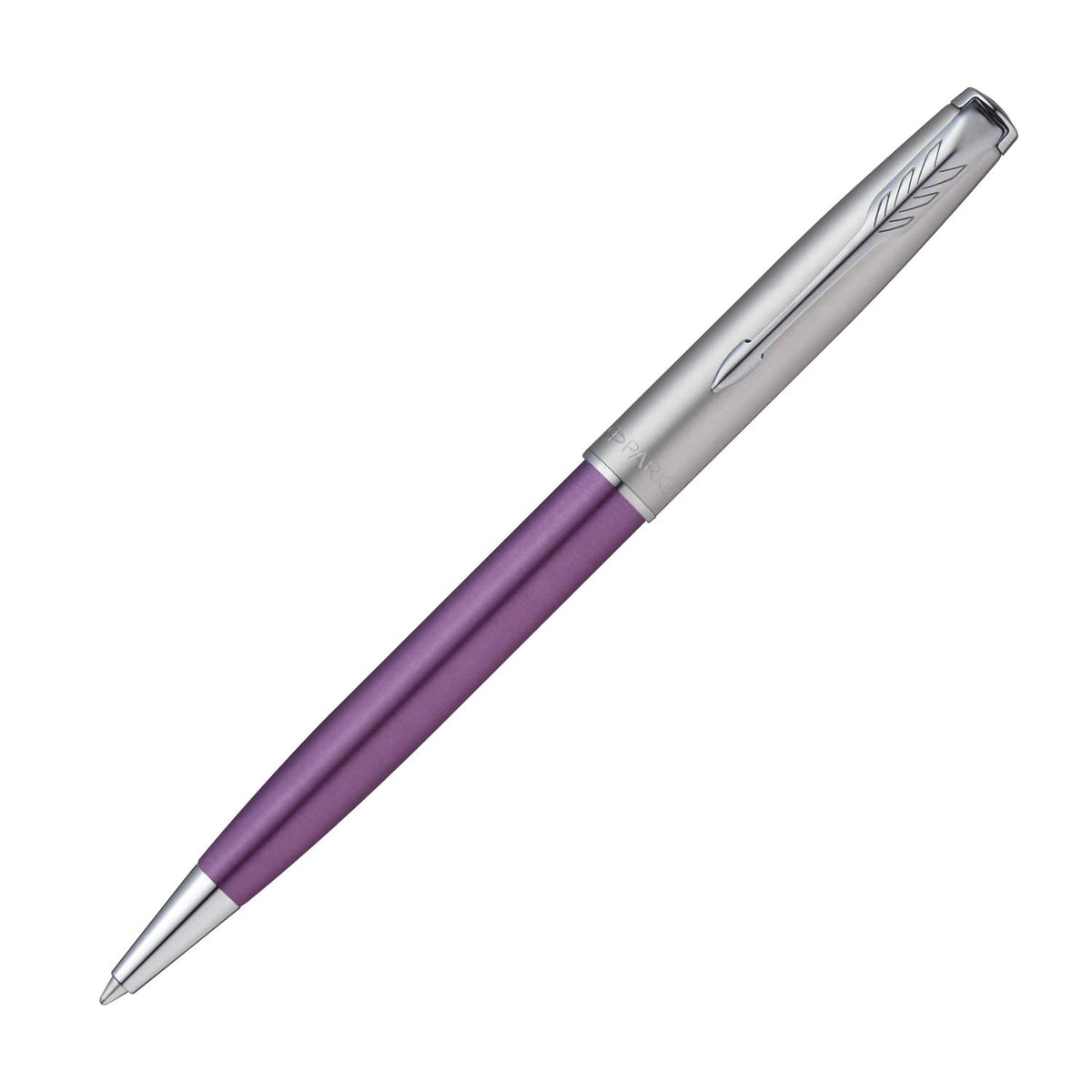 Parker Official Sonnet 2169388 Oil-based Ballpoint Pen, Premium Brand, Gift, Violet & Sandblast CT