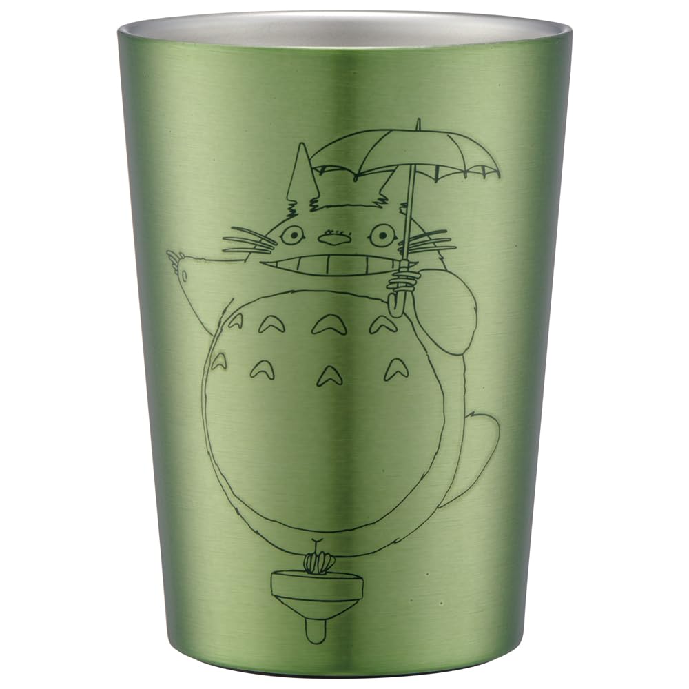 Skater STCV2-A Insulated Convenience Store Coffee, Stainless Steel Tumbler, 13.5 fl oz (400 ml), M, My Neighbor Totoro, Tree Nuts, Studio Ghibli, Vacuum Insulated