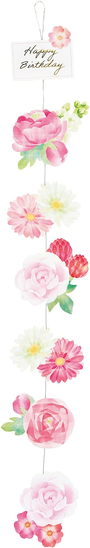 Sanrio FA13-1 P 1713 Floral Hanging Pink Flower