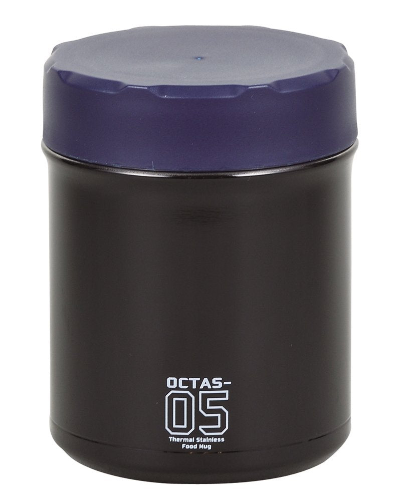 Pearl Metal Octus HB-3779 Thermal Lunch Jar, Navy, 16.9 fl oz (500 ml), Food Mug