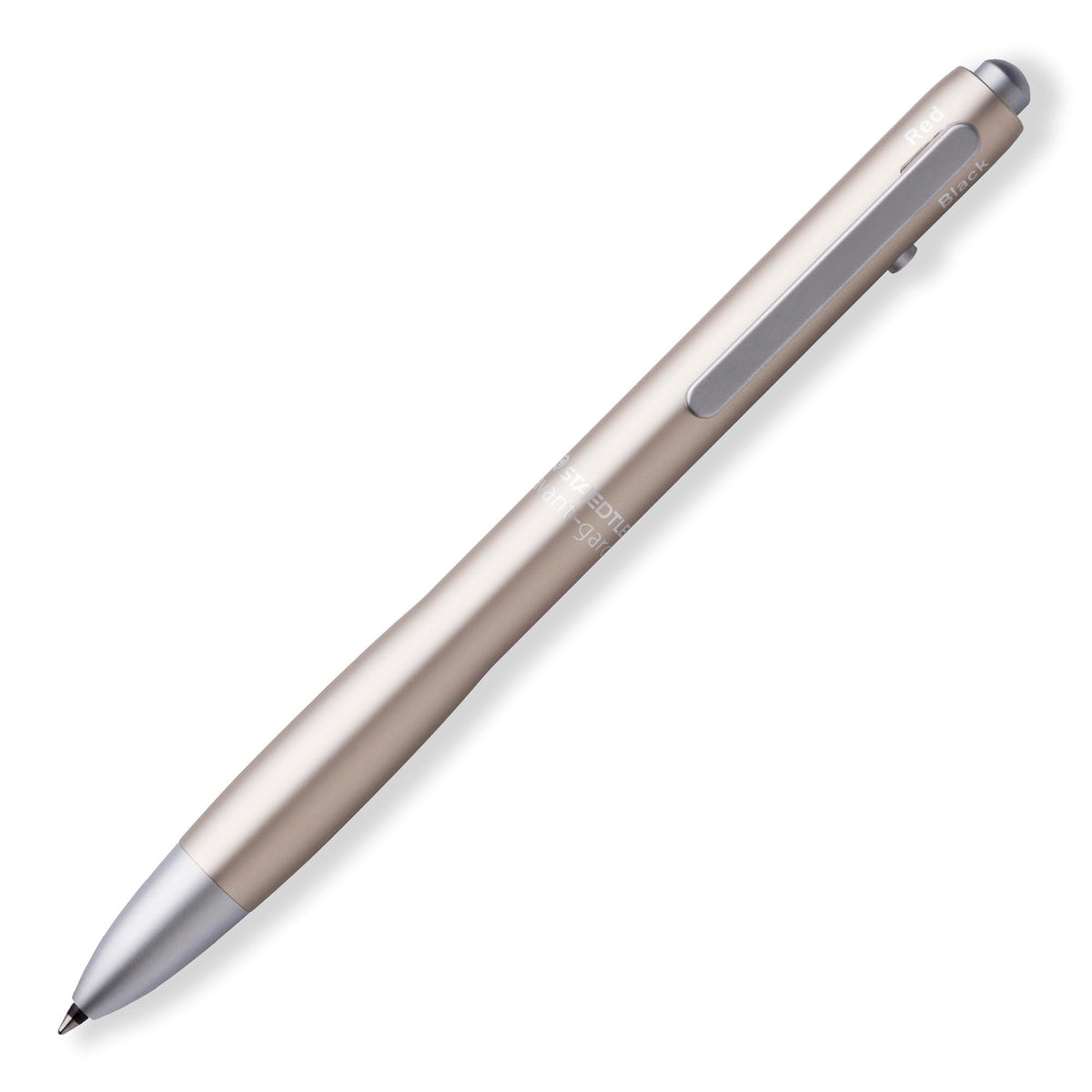 Staedtler Multi Function Avant Grade Champagne Gold, Red Ink Ballpoint Pen Plus 0.5mm Mechanical Pencil (927AG-G)