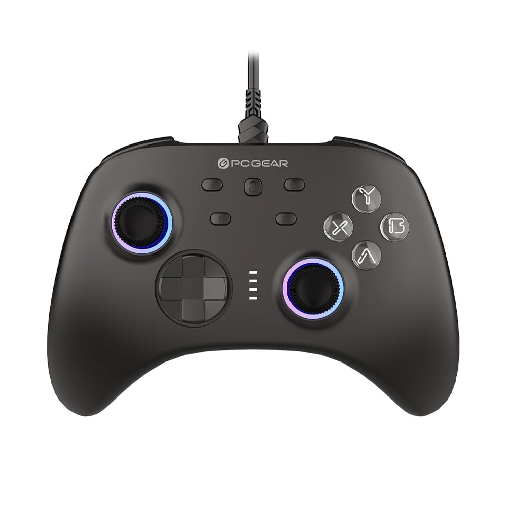 Ohm (OHM) PCGEAR Controller Wired Gamepad USB Connection PC-GPREX101-K 01-7279 Ohm Electric