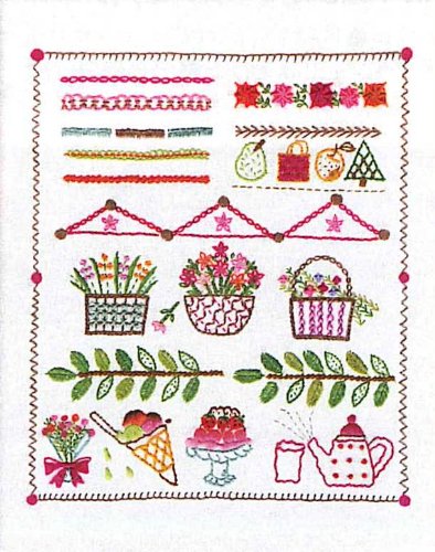 Orimupasu made ãN France embroidery kit / stitch collection 1 ? No.2039