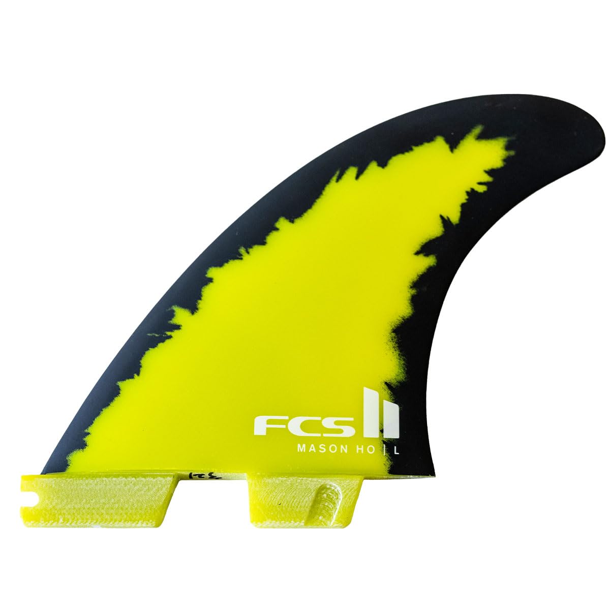 FCS II Mason Ho Signature Tri Fin (Black/Yellow, Small)