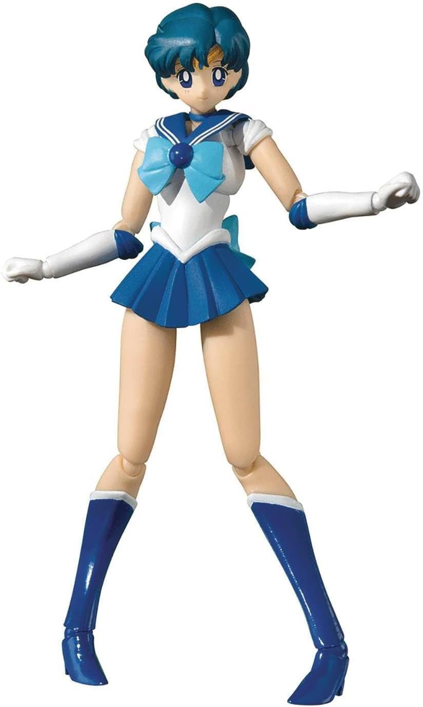 TAMASHII NATIONS - Pretty Guardian Sailor Moon - Sailor Mercury -Animation Color Edition-, Bandai Spirits S.H.Figuarts Action Figure