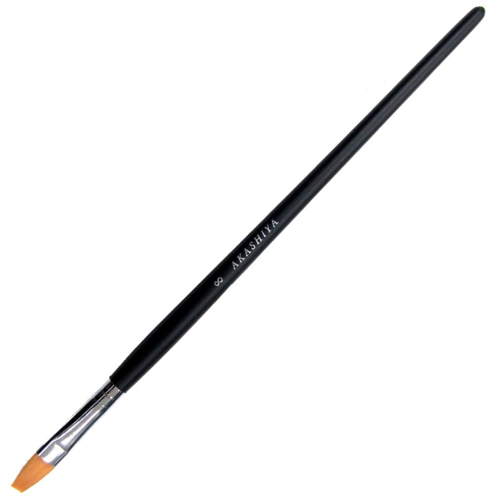 あかしや Akashiya GAF#8S Art Sable Flat Brush No. 8