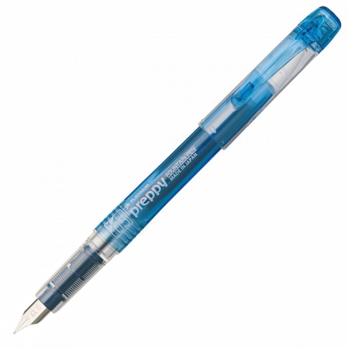 Platinum Fountain Pen, Preppy Fountain Pen, Fine Point, Blue Black