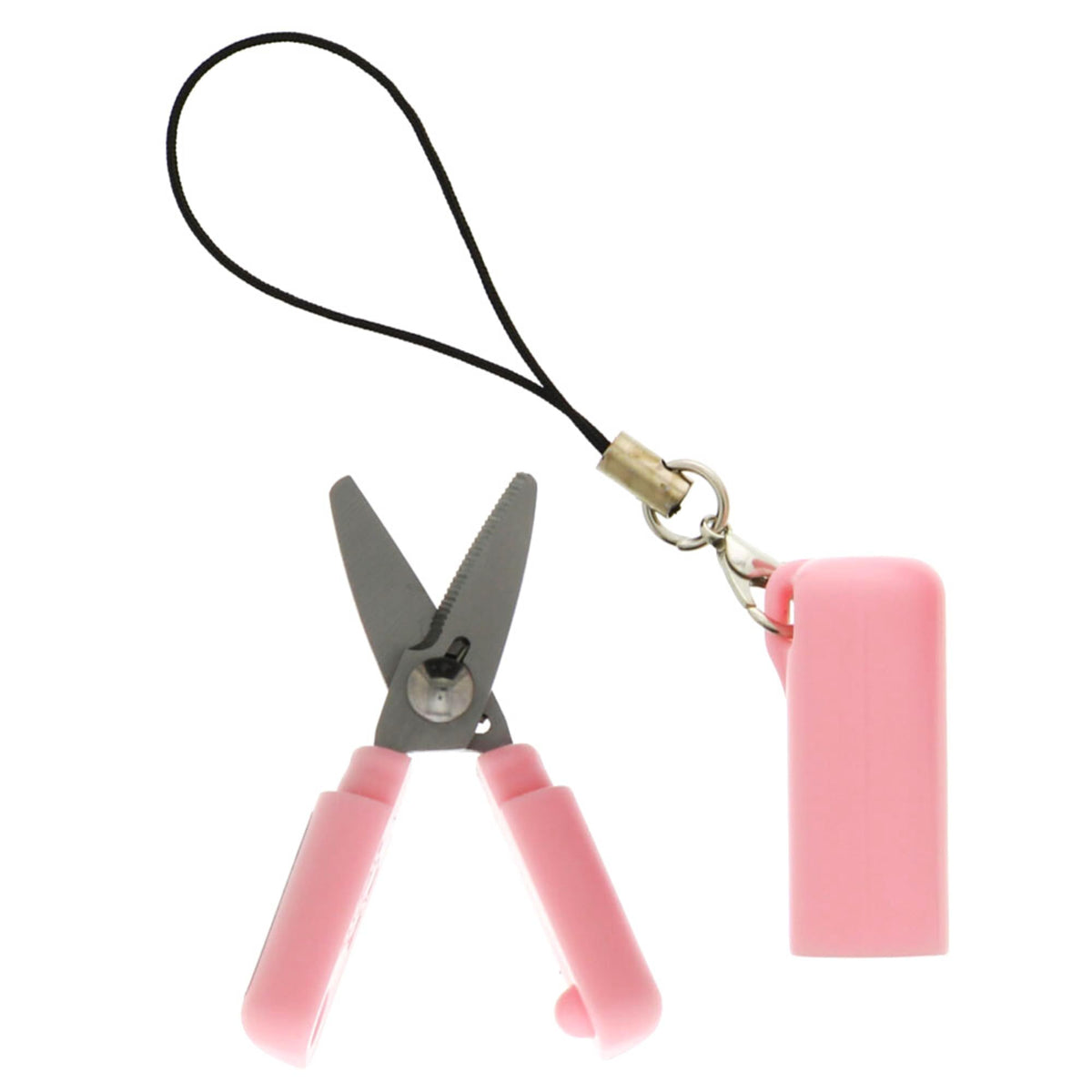 SUN-STAR "STICKYLE" Portable Scissors with Straps (Mini), Pink with Authentic Hologram US, EU Only