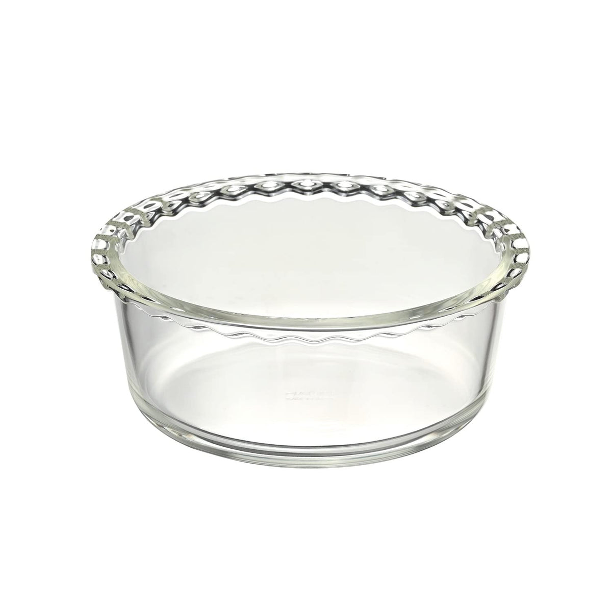 HARIO HWCK-100-BK Heat Resistant Glass Whole Cake Mold, No. 5, 33.4 fl oz (1000 ml), BUONO kitchen Clear Au Gratin Dish, Made in Japan