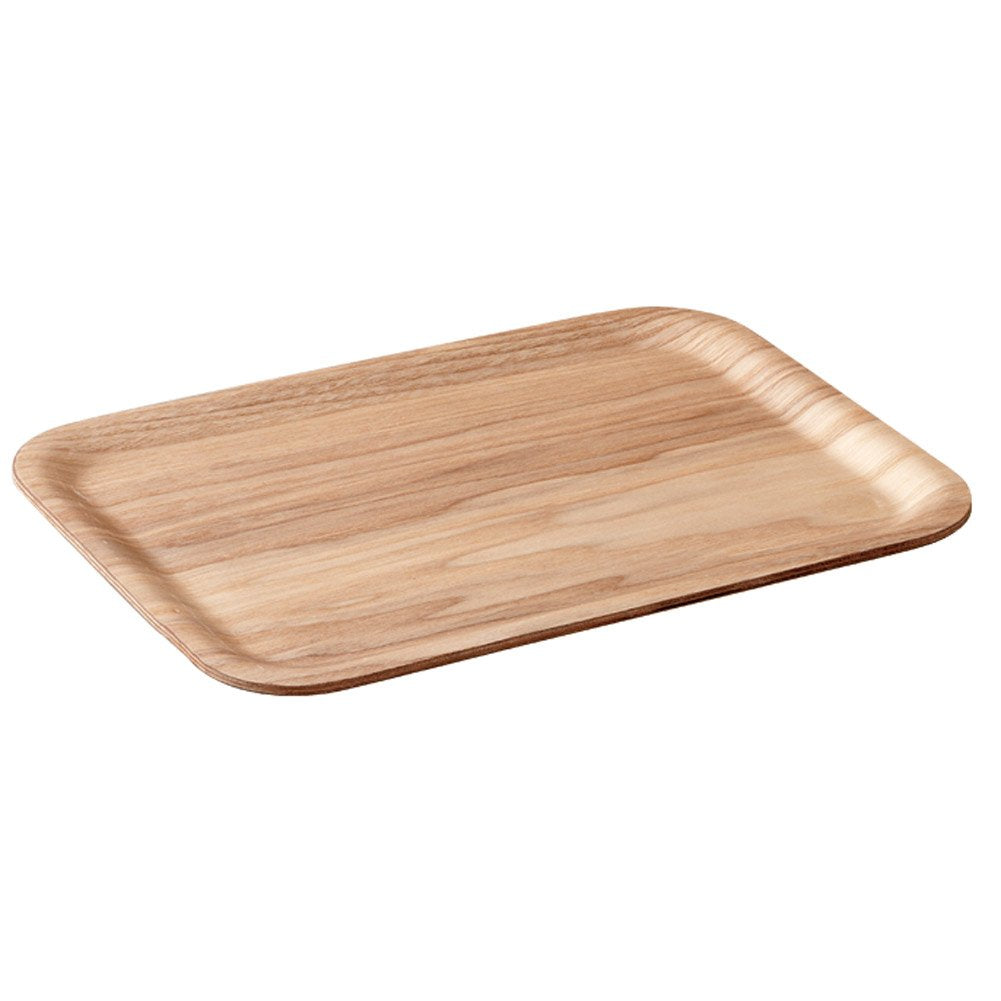 KINTO 45136 Non-Slip Tray, 10.6 x 7.9 inches (270 x 200 mm), Willow Wooden Tray