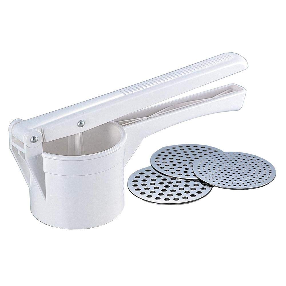 Tiger Crown 587 Juicer/Squeezer, White, 3.7 x 10.0 x 5.2 inches (95 x 253 x 133 mm), Juicer Masher, ABS Resin, Manual, Rough, Medium Mesh