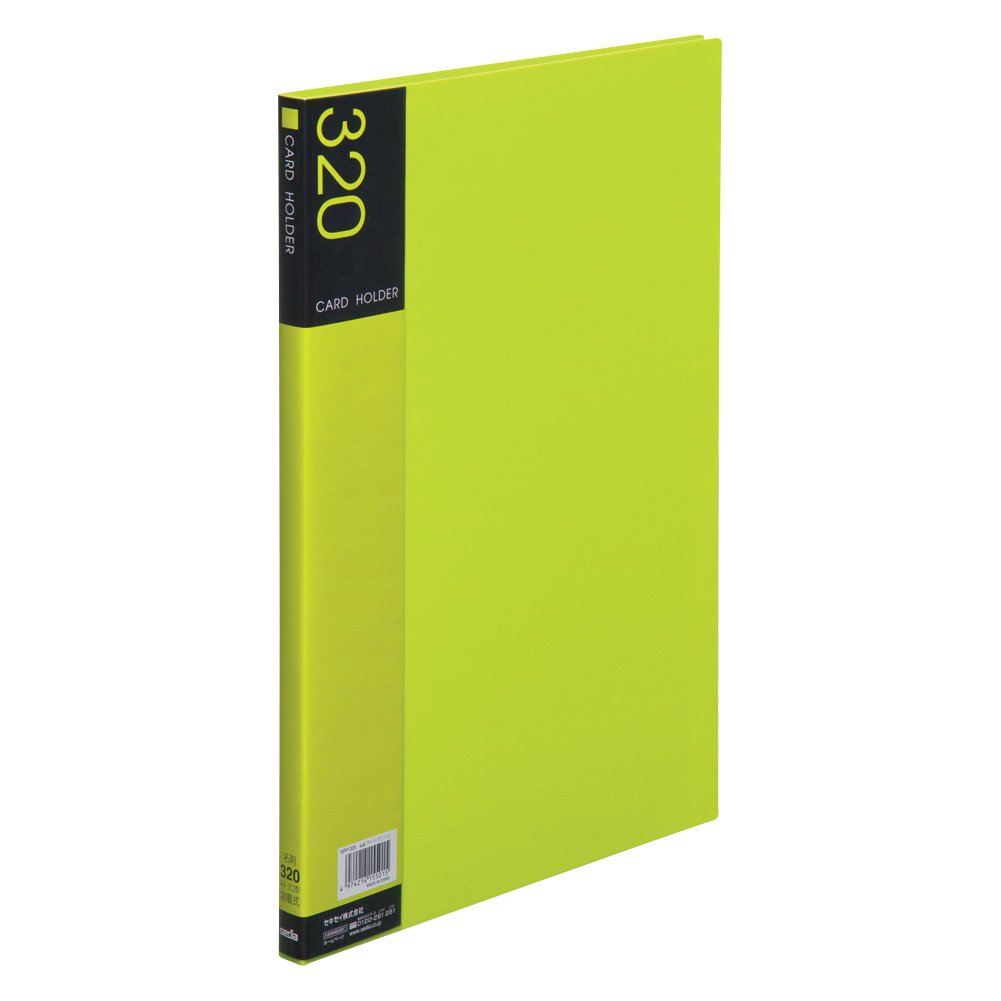 Sekisei NPP-320 Business Card Holder (Welded Type), 320 People, Light Green