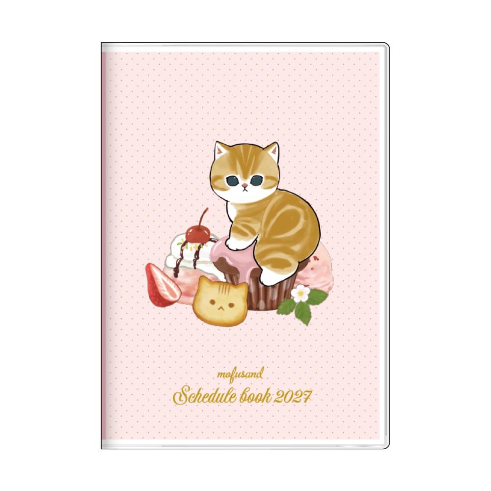 Sunstar Stationery Mofusand Goods Character Notebook 2027 Monthly B6 Sweet Nyan S2959771