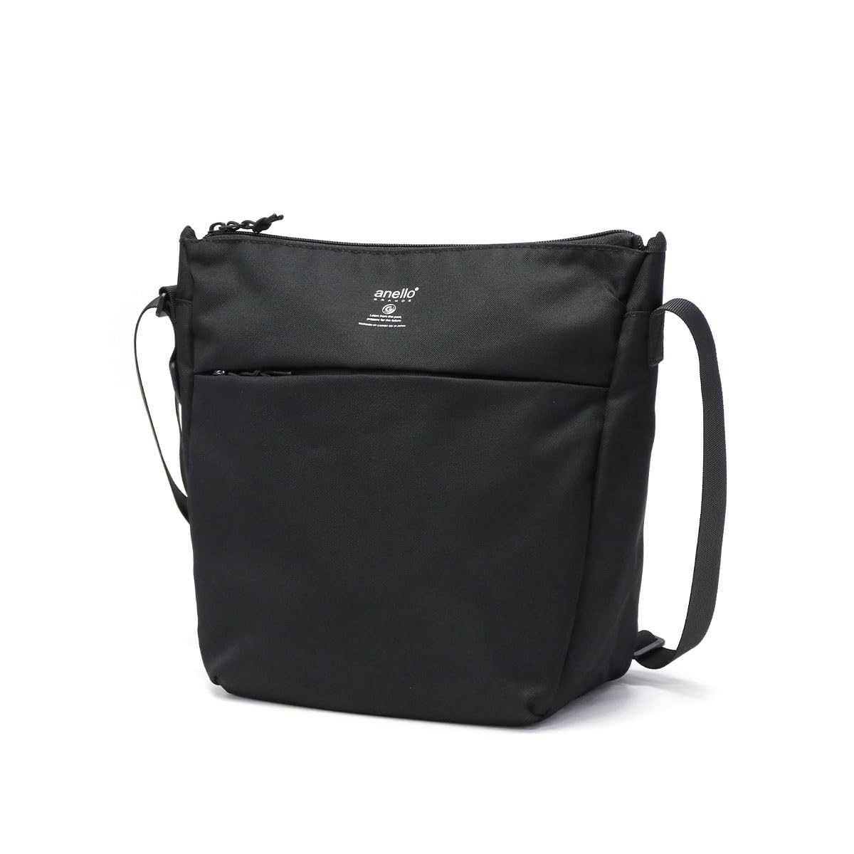 Anello Grande GTH2852Z Shoulder Bag, A5, Water Repellent, Lightweight, Black