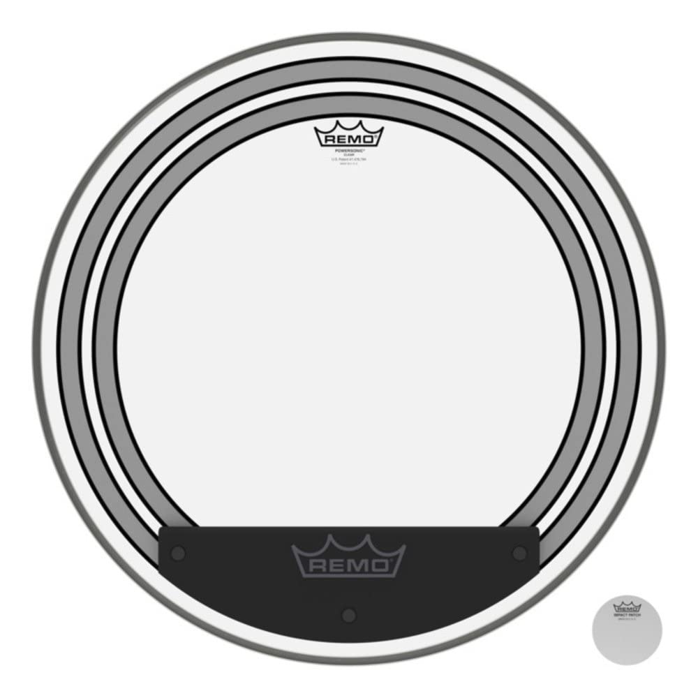 Remo Powersonic Clear Bass Drumhead, 20"