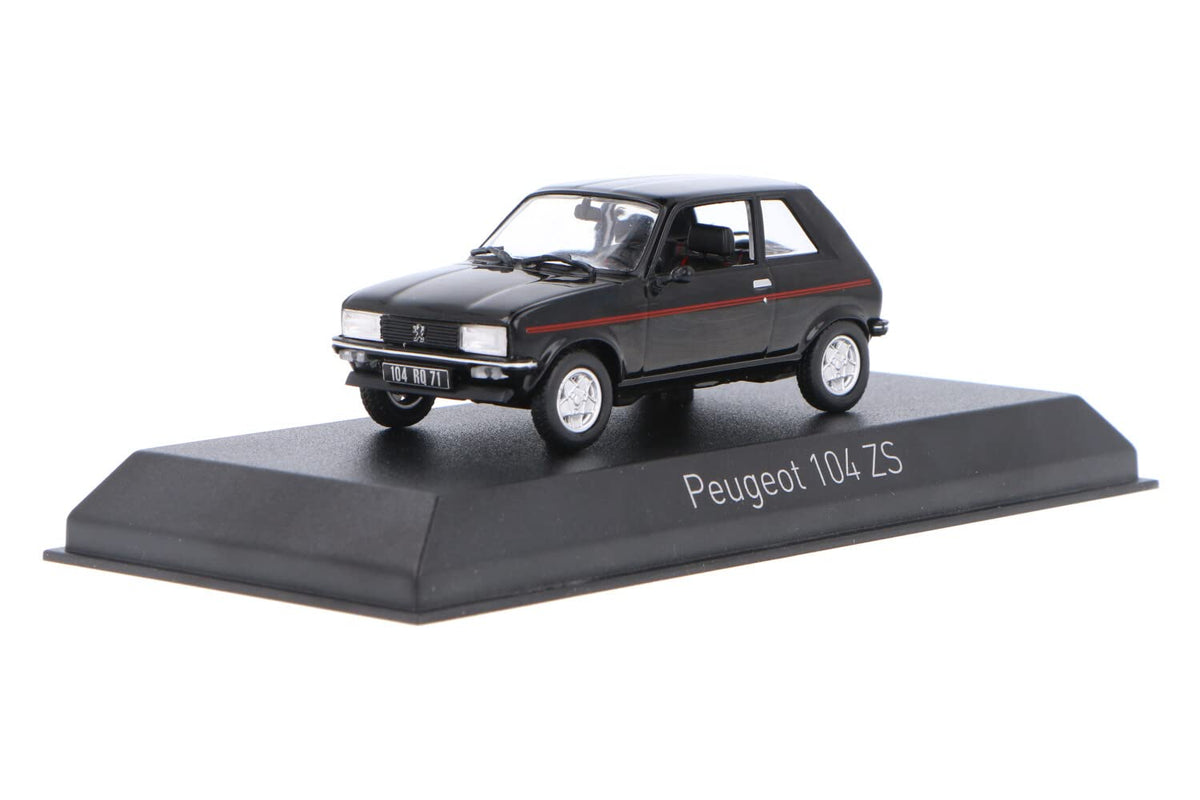 Scale Model Compatible with Peugeot 104 ZS 1979 Black 1:43 NOREV NV471405