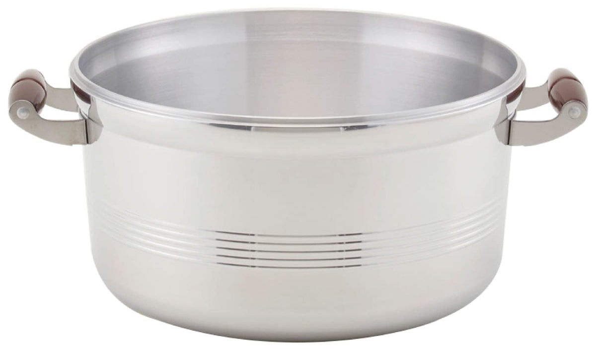 Hokuriku Aluminum DX Chosei Seiro Pot, 10.2 inches (26 cm), 2.6 gal (6.6 L),