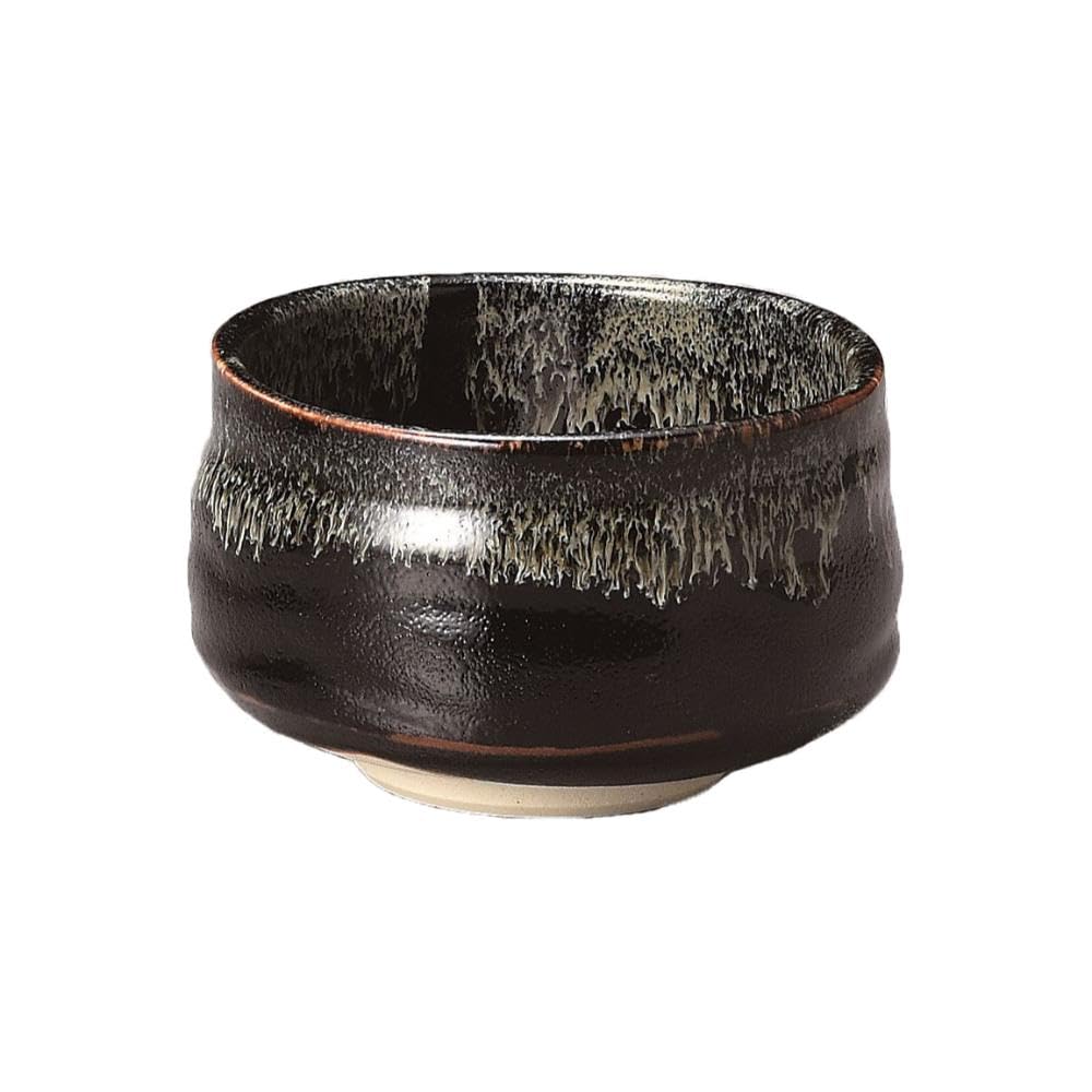 Yamakiikai Y1541 Yuzu Iguchi Tenmoku Matcha Bowl