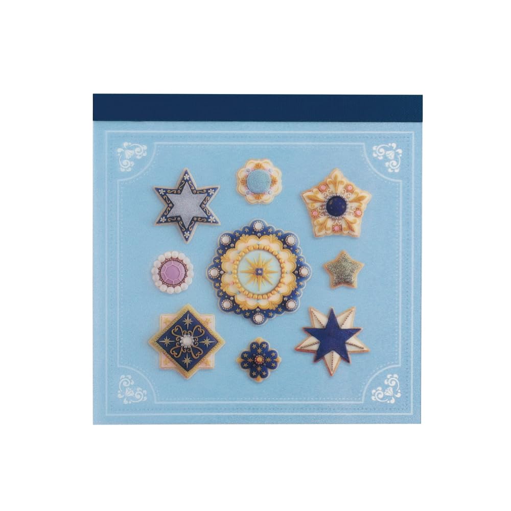 KUNIKA x GreenFlash Memo Pad Square, Blue KG-030