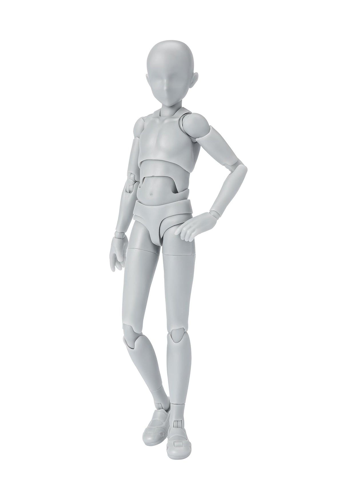 TAMASHII NATIONS - Tamashii - Body-Kun -School Life- Edition DX Set (Gray Color Ver.), Bandai Spirits S.H.Figuarts Action Figure
