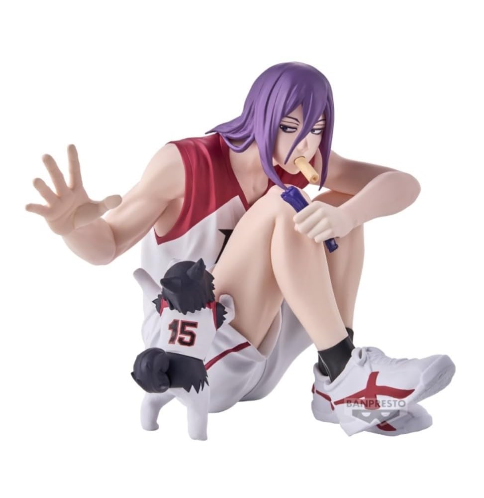 Banpresto Atsushi Murasakibara & Tetsuya #2 Kuroko's Basketball The Movie Last Game Interval 10cm Action Figure - BP89825P Multicolor - Collectible Figure - Great for Anime Fans