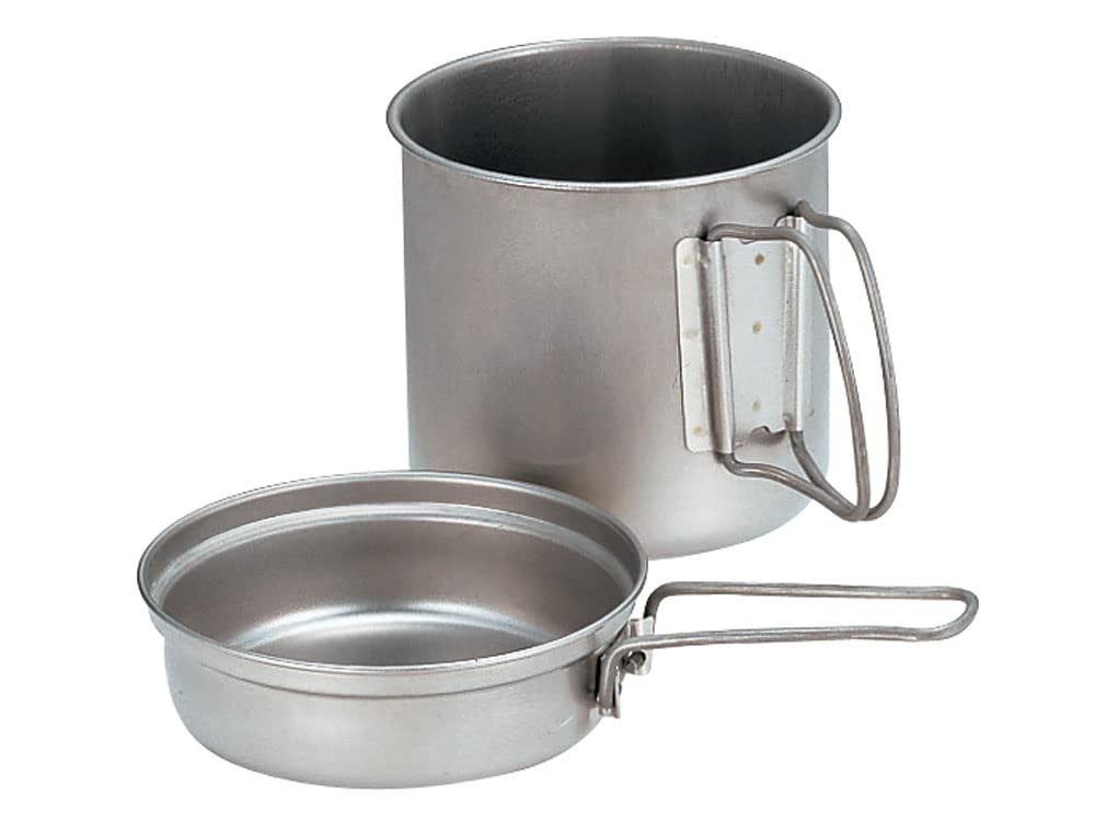 Snow Peak Trek Series Backpacking/Camping Cookware Sets, Trek 900 Pot & Pan, 30.4 fl oz