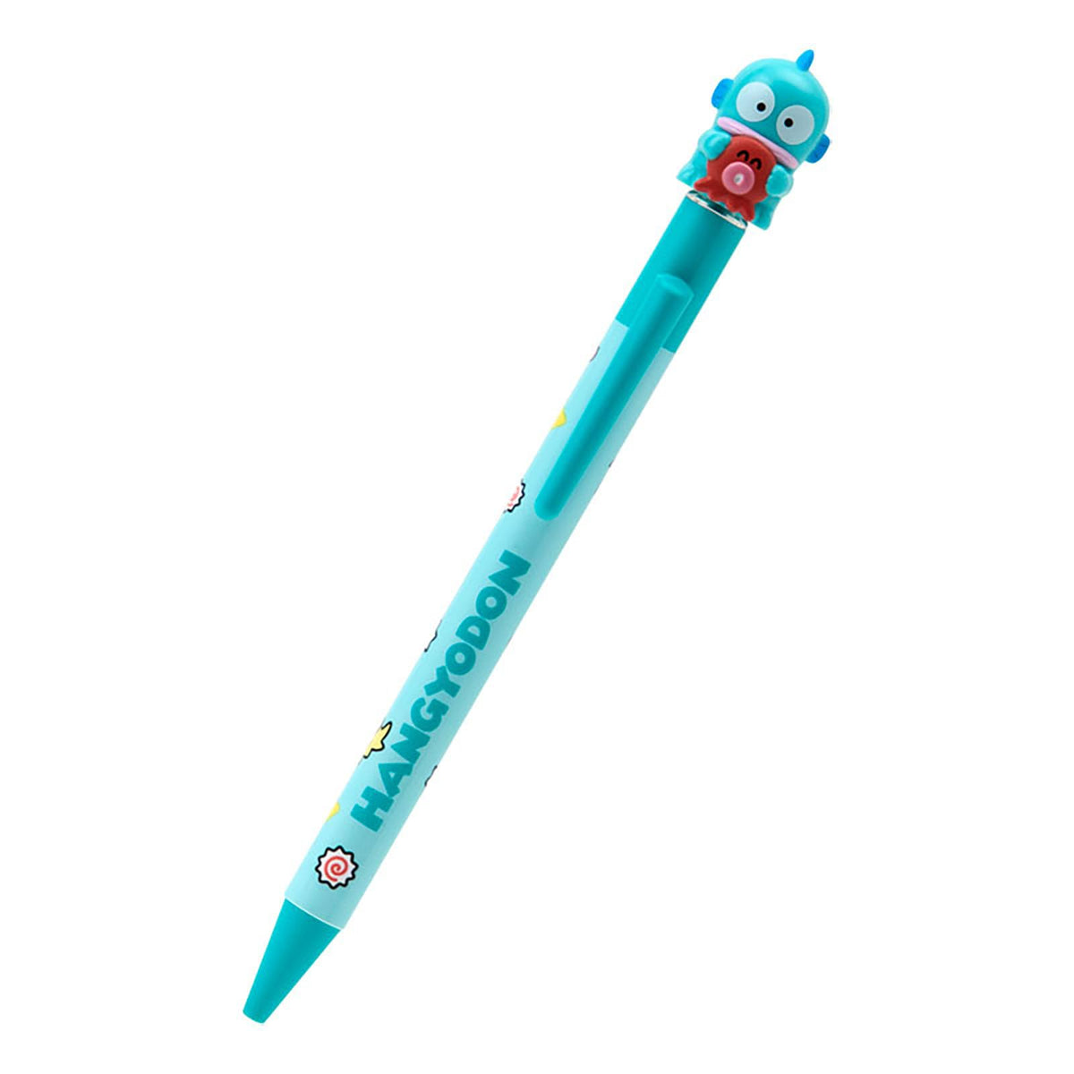 Sanrio 926990 Ballpoint Pen with Mascot, Hangyodon, ABS Resin, Ink Color: Black