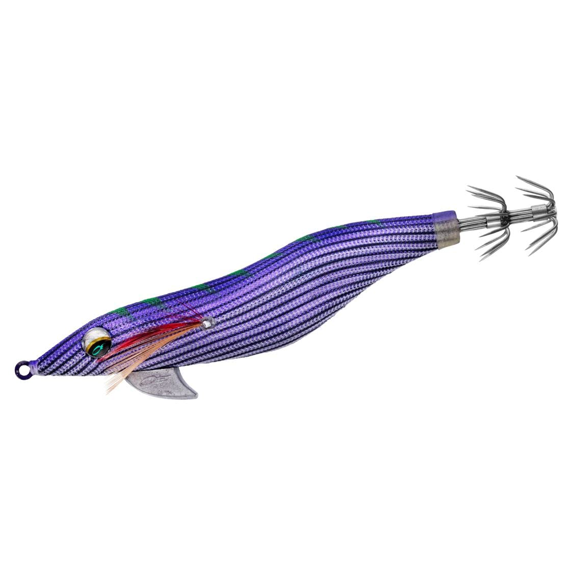 Daiwa Egi Emeraldas Fall LC Rattle 3.5 Purple - Striped Purple Cedar