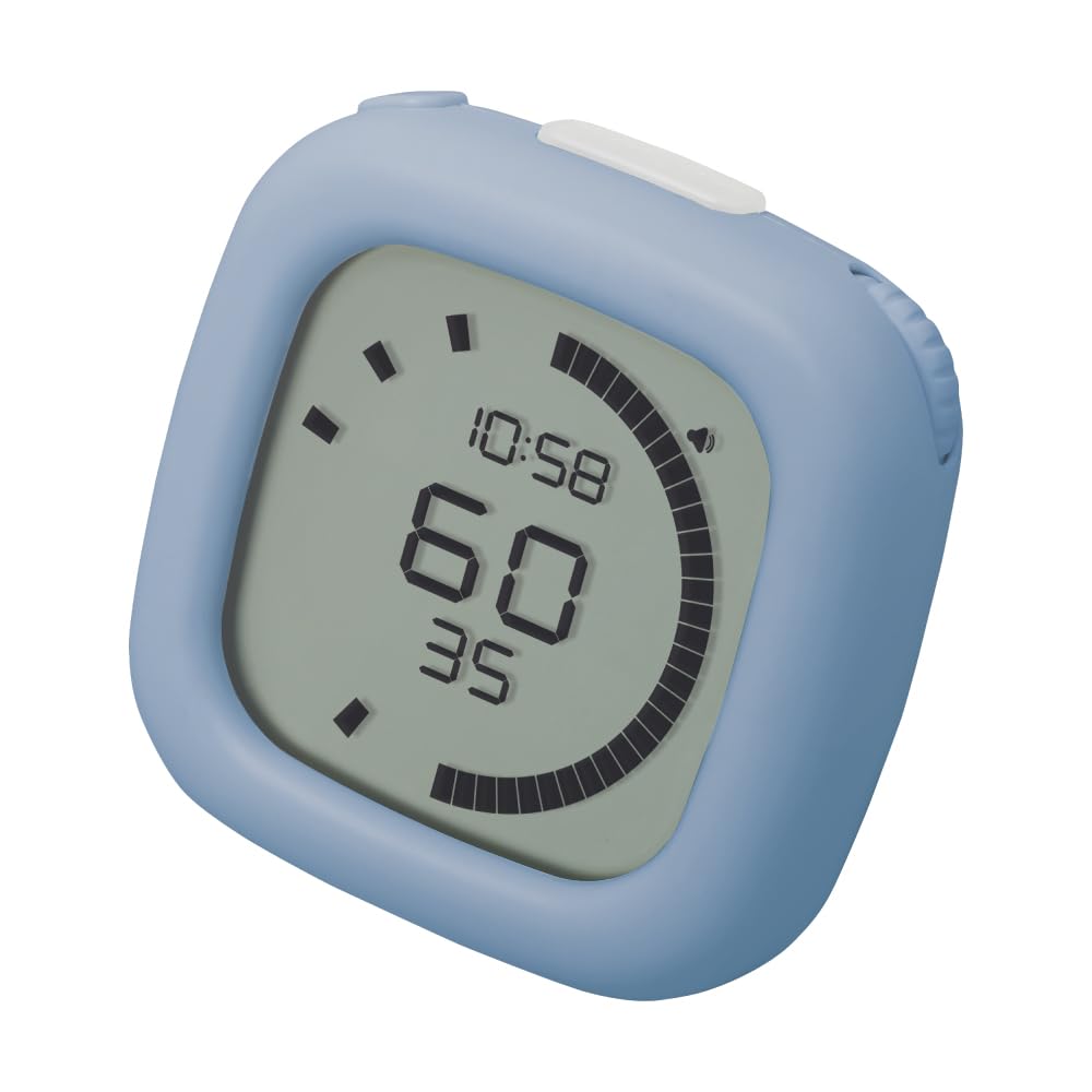Sonic SP-1118-B Learning Timer, Time Sensation Timer, Pace Make, with Wrap Function, Study Timer, Blue