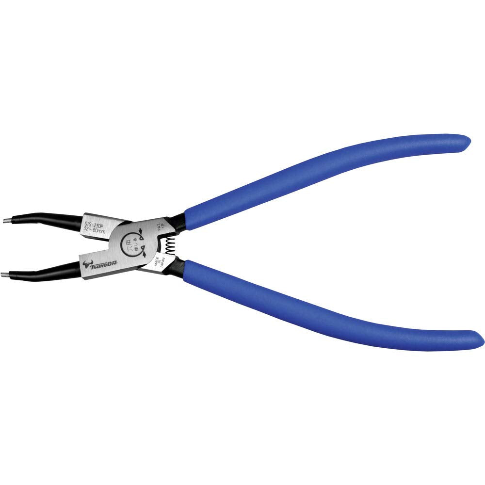 Tsunoda SIS-230P Snap Ring Pliers (Straight) 9-Inch, Internal Ring 1-1/4 to 3-1/6"