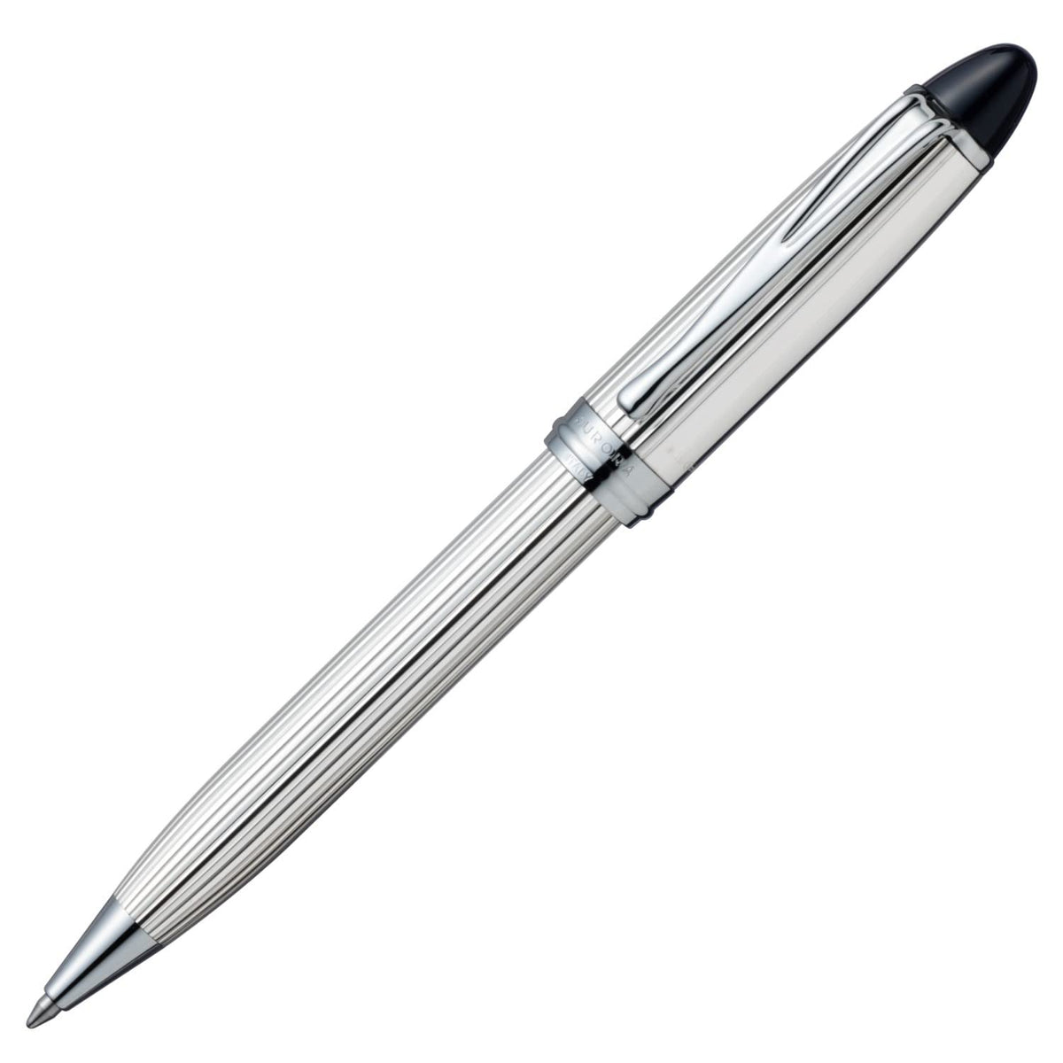 AURORA B34 Ballpoint Pen, Oil-based, Ipsylon Silver, Silver