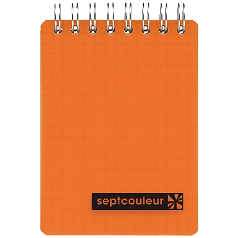 Maruman N577B-09 Notepad Notebook, Septocrulle, A7, Orange, Set of 10