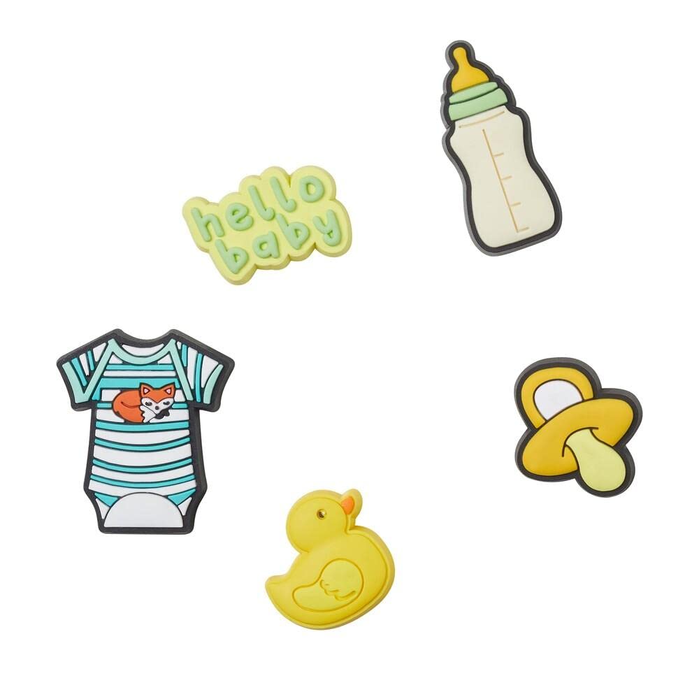 Crocs unisex adult Jibbitz 5-pack Trendy | Jibbitz Shoe Charms, Hand Drawn Symbols, Small US