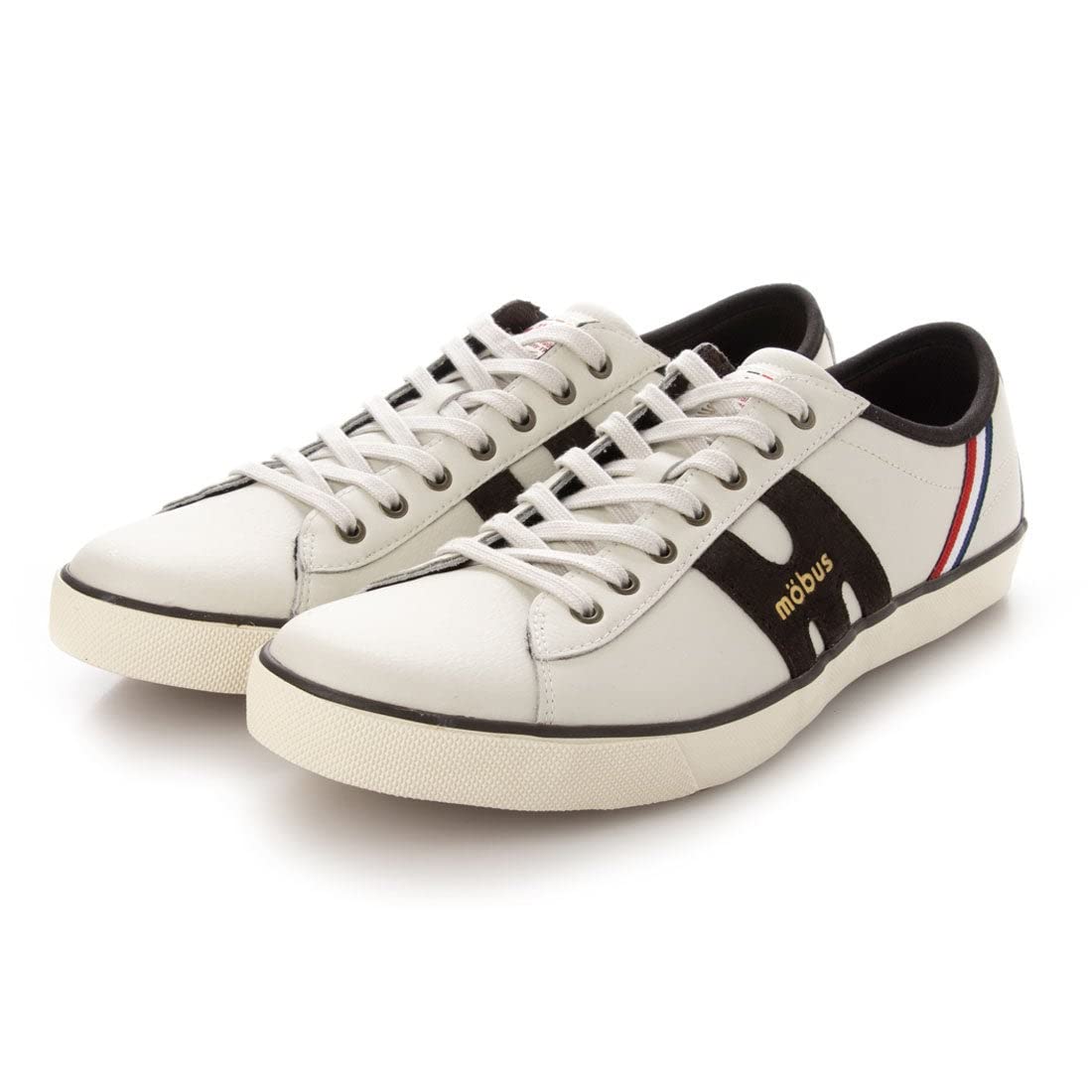Casual Leather Sneaker ESSEN (CREAM/DK.BROWN/FRANCE, US 5)