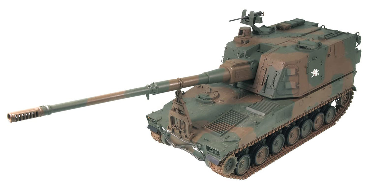 Pit Road G54 1/35 Grand Armor Series Ground Self-Defense Force Type 99 Self-Propelled 6.1 inches (155 mm) Crown, Plastic Model