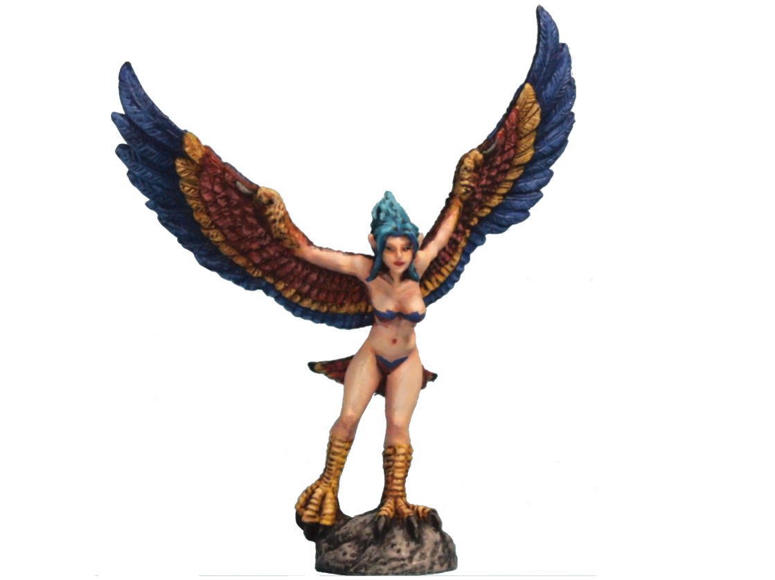 Aurora Model Game Miniatures 'Harpuia' Creature Metal Figure