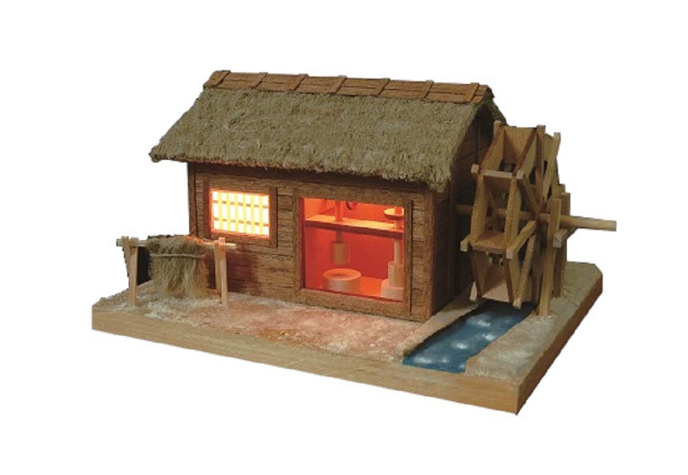 Mini Wooden Architecture Model Akari Series No.4 Smattering Watermill