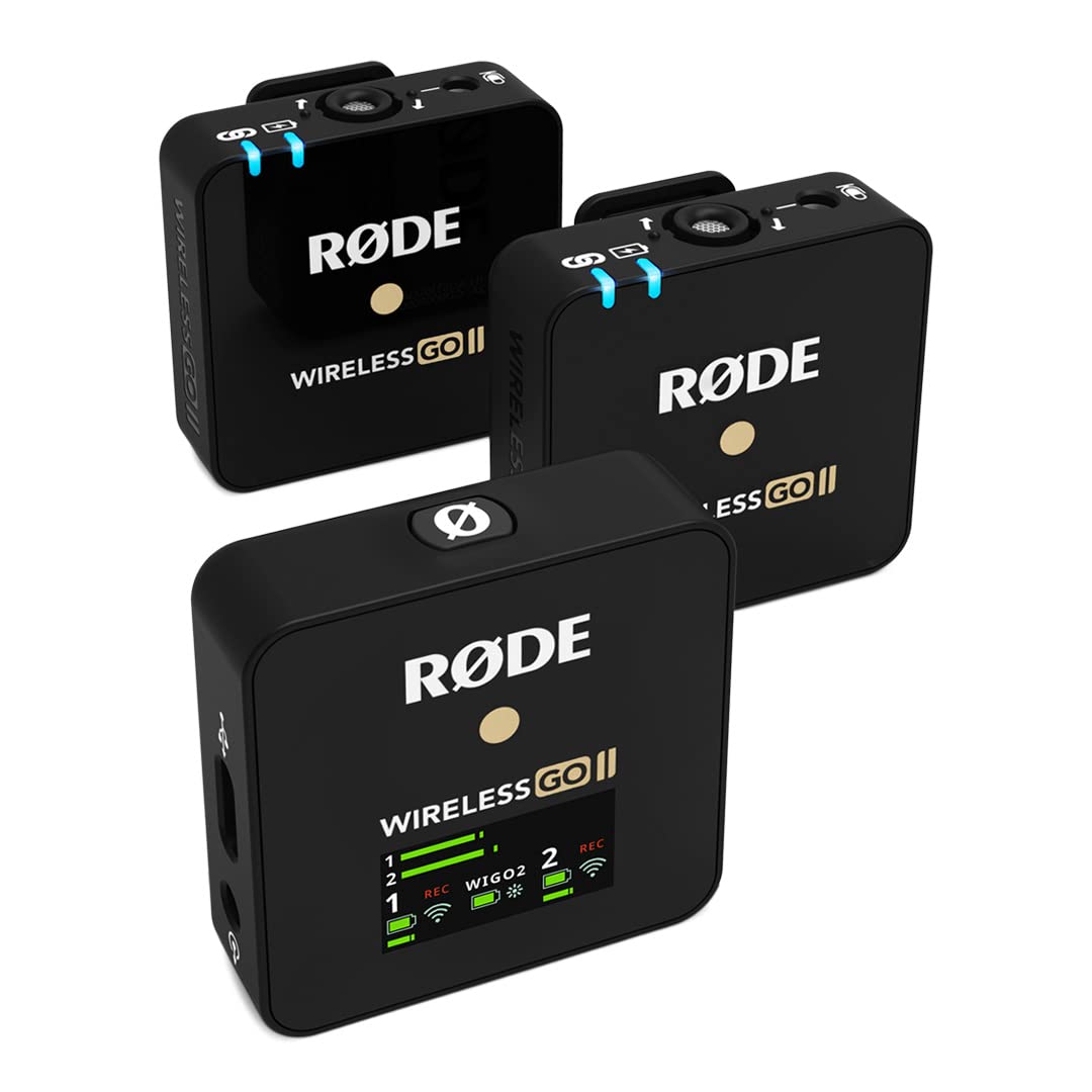 RØDE Wireless GO II (2 TX + 1 RX), Dual-Channel Wireless Microphone