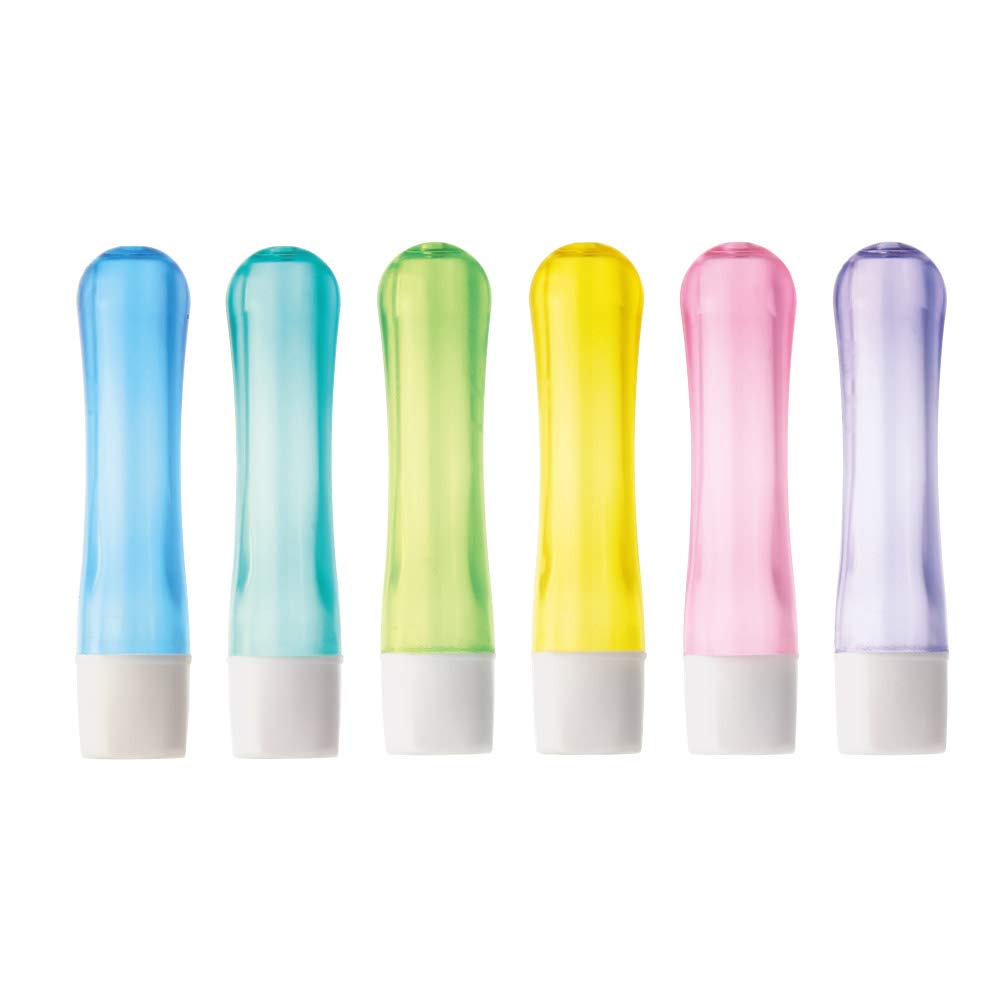 Sonic SK-8572-RE Pencil Cap, Kyupot, Rainbow, Pack of 6