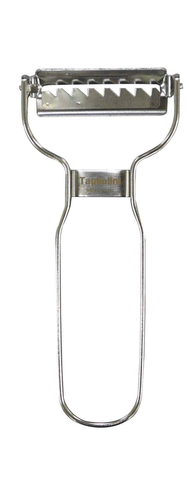 Tiger Crown 3952 Peeler, Silver, W2.1 x L 4.7 x H 0.5 inches (5.4 x 12 x 1.3 cm), Vegetable Noodles, Tari Repeller