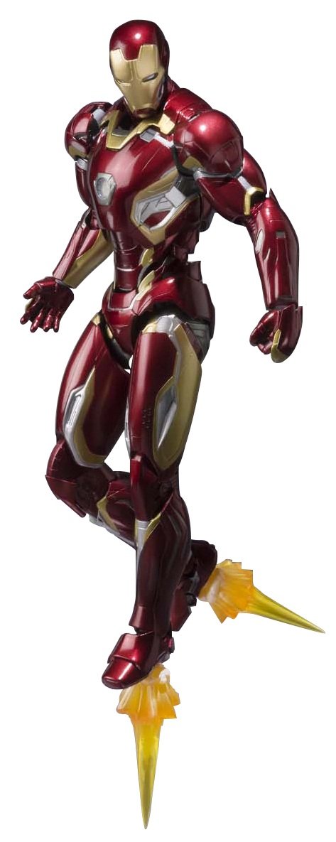 BANDAI SPIRITS Bandai SH Figuarts Avengers Iron Man Mark 45 About 155mm ABS u0026 PVC u0026 die-cast Painted Action Figure