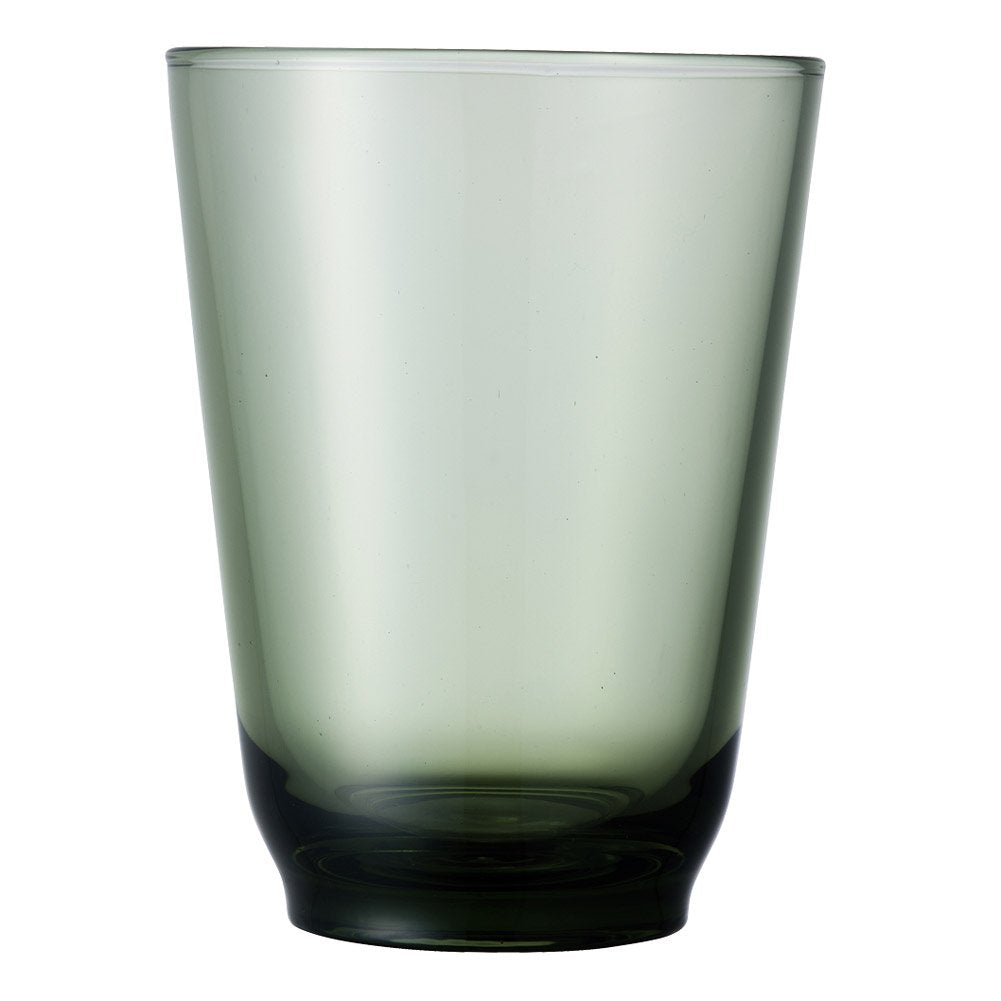Kinto 26877 HIBI Glass Tumbler, 11.8 fl oz (350 ml), Green