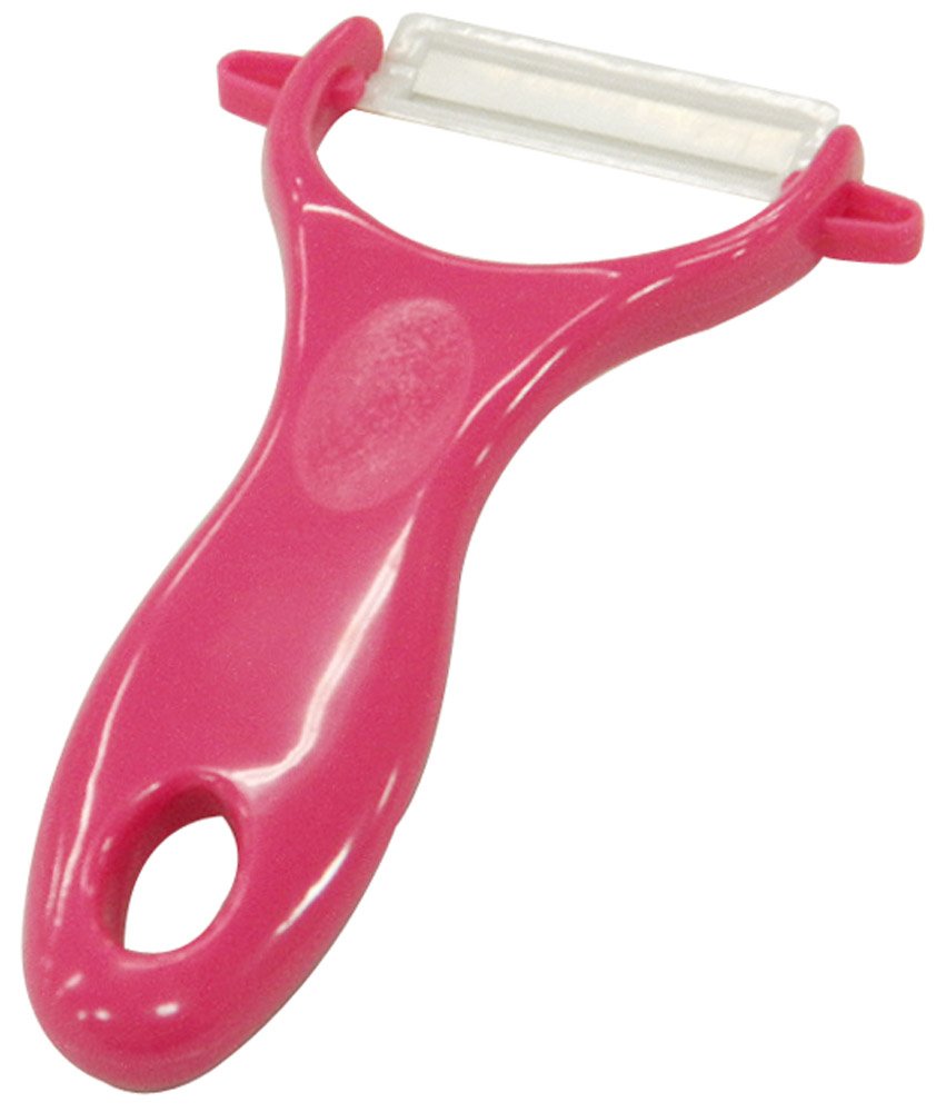 Pearl Metal Colors C-1439 Ceramic Peeler, Pink