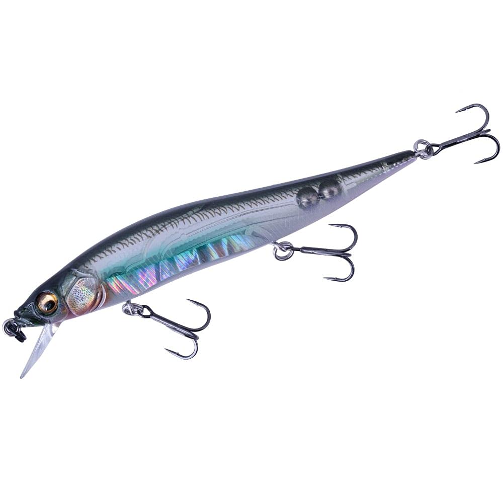 Megabass Vision ONETEN Jr. 98.0mm ITO Clear Laker Jerkbait, 3/8 oz., 3 Pieces